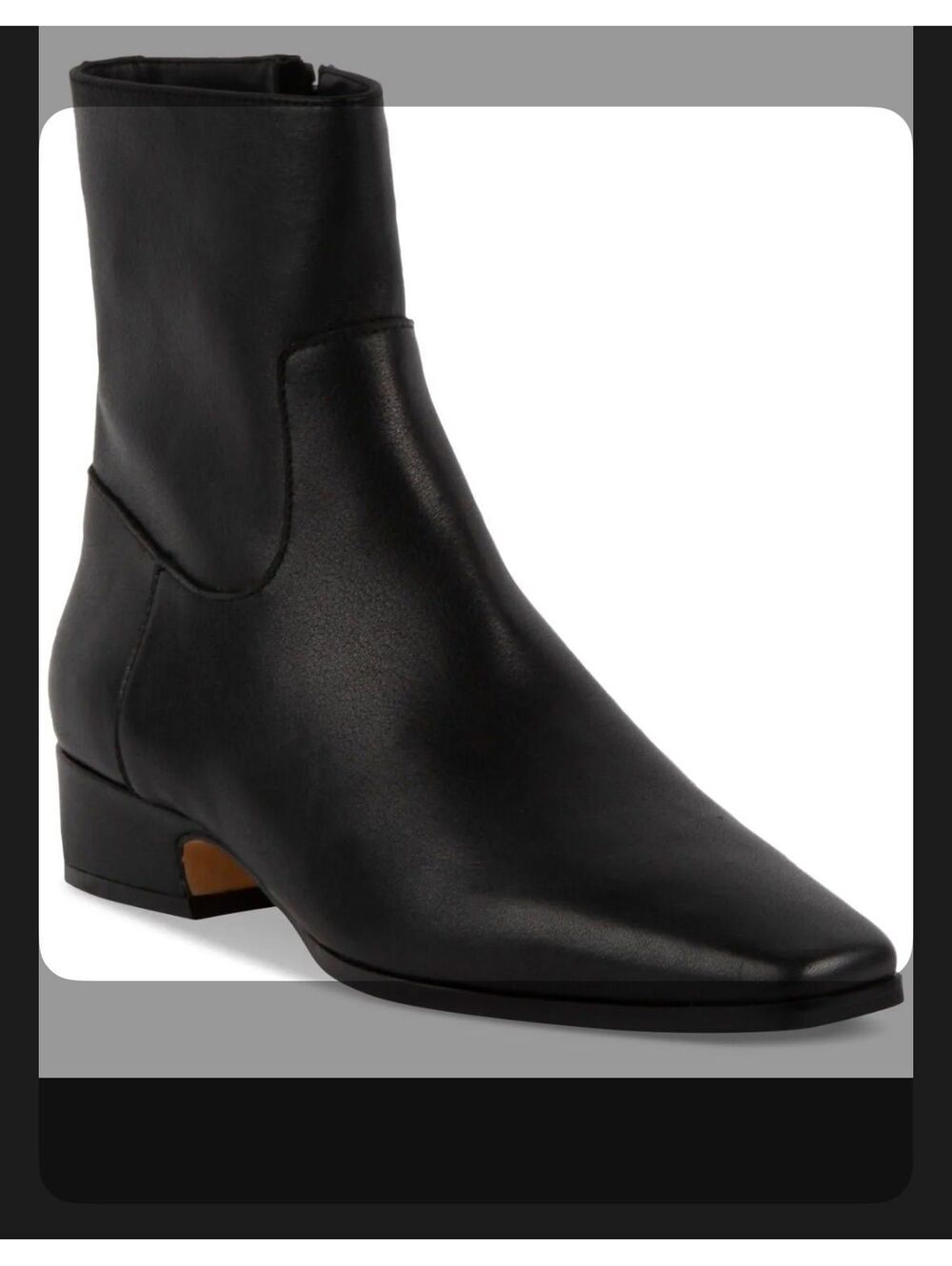 Steve Madden Women's Dusty Leather Ankle Booties - Black Sz 7  ($159.95)